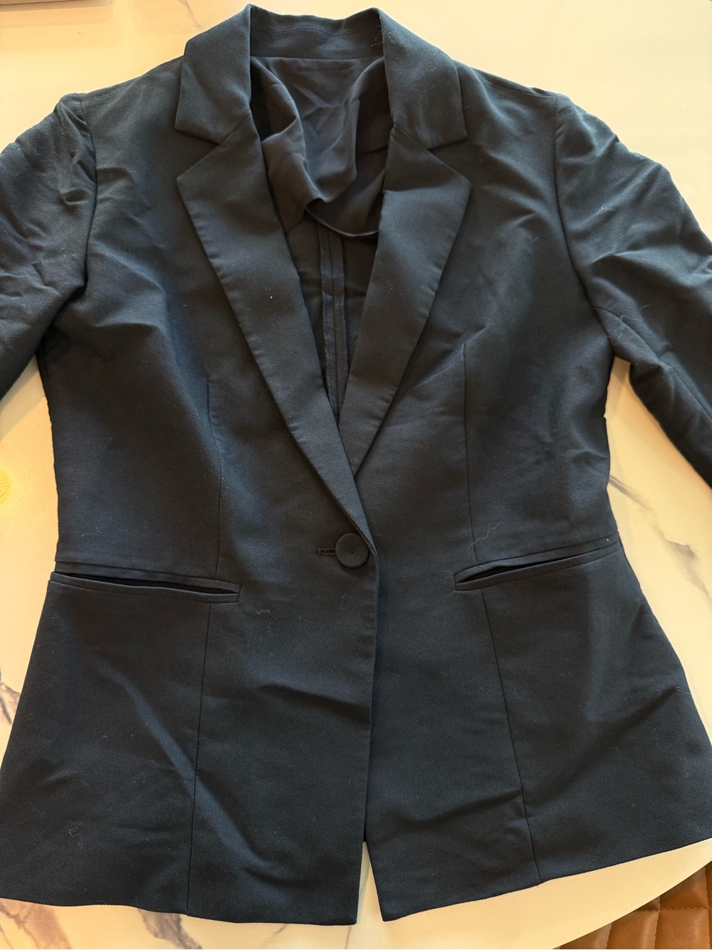 Black Women's Single-Button Blazer